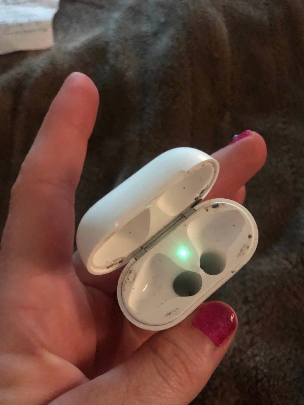 Apple White Charging Case works no buds included